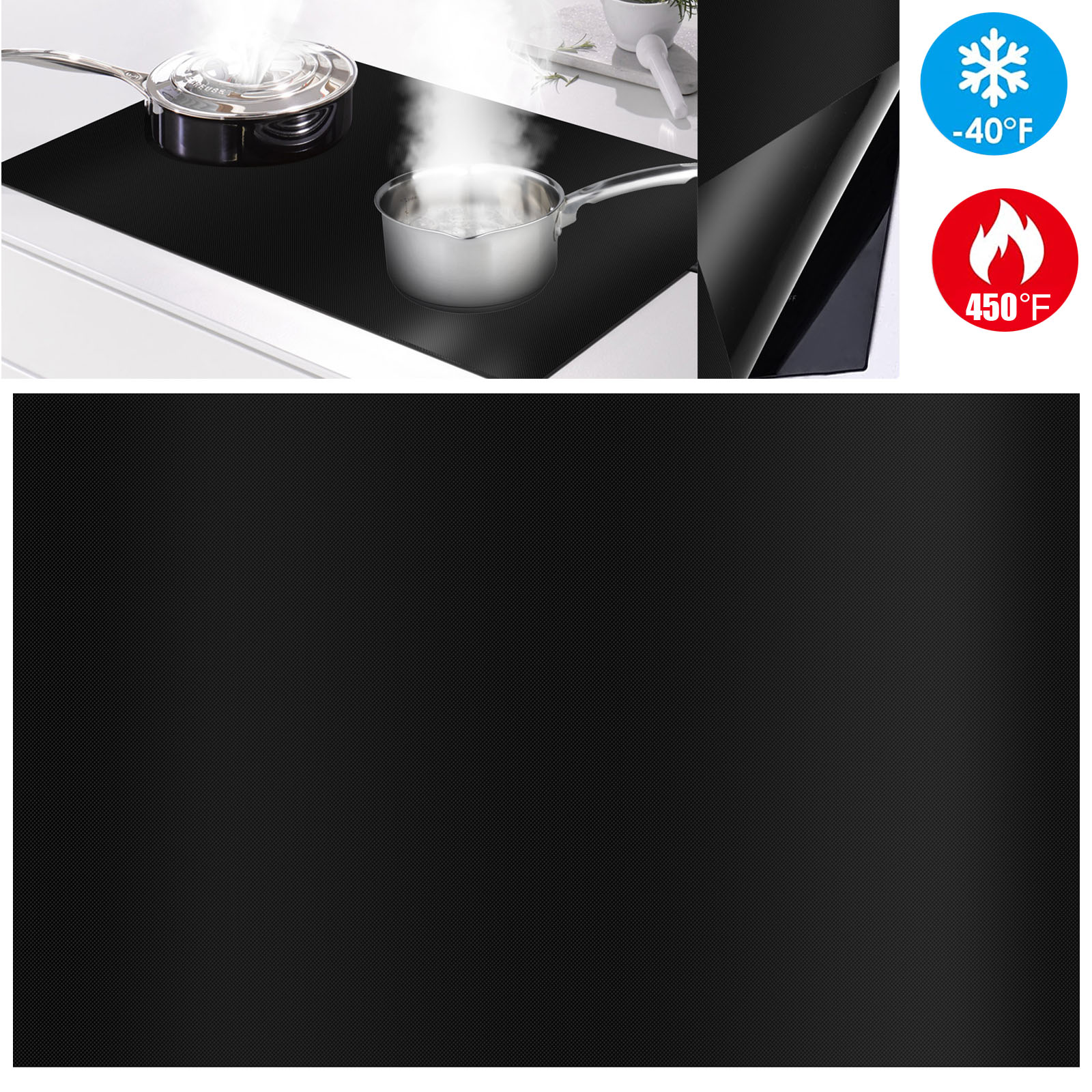 Commercial Kitchen Induction - Alas kompor silikon anti lengket, pelindung