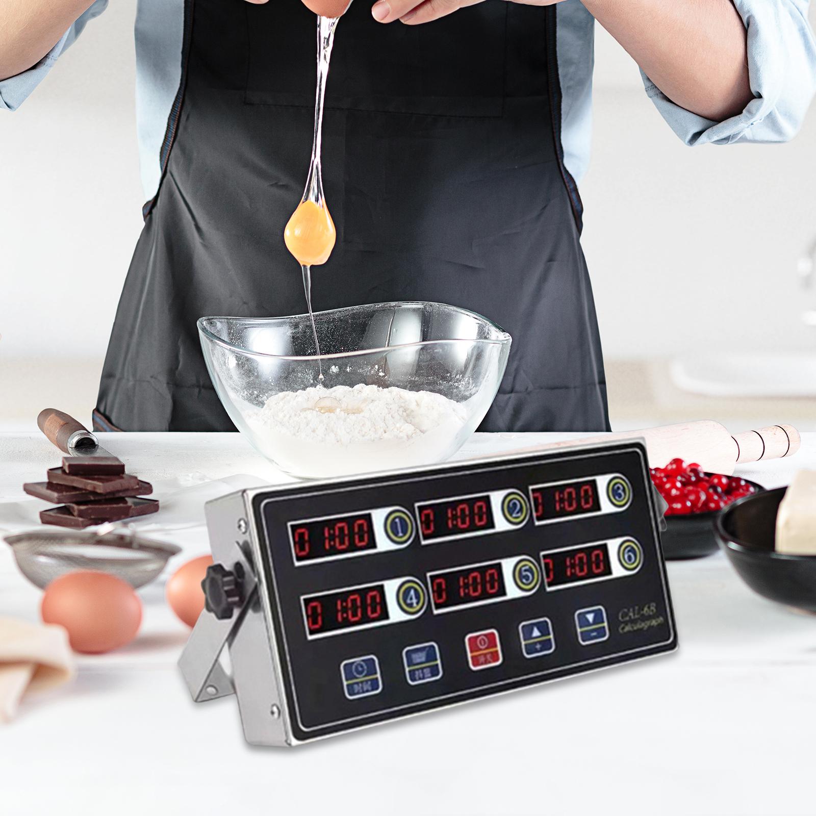 Commercial Kitchen Timer - Jam Hitung Mundur Digital LED Multi