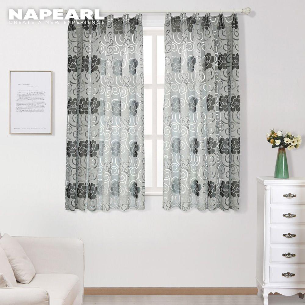 Commercial Kitchen Canopy - NAPEARL Pendek Jacquard Floral Desain Semi