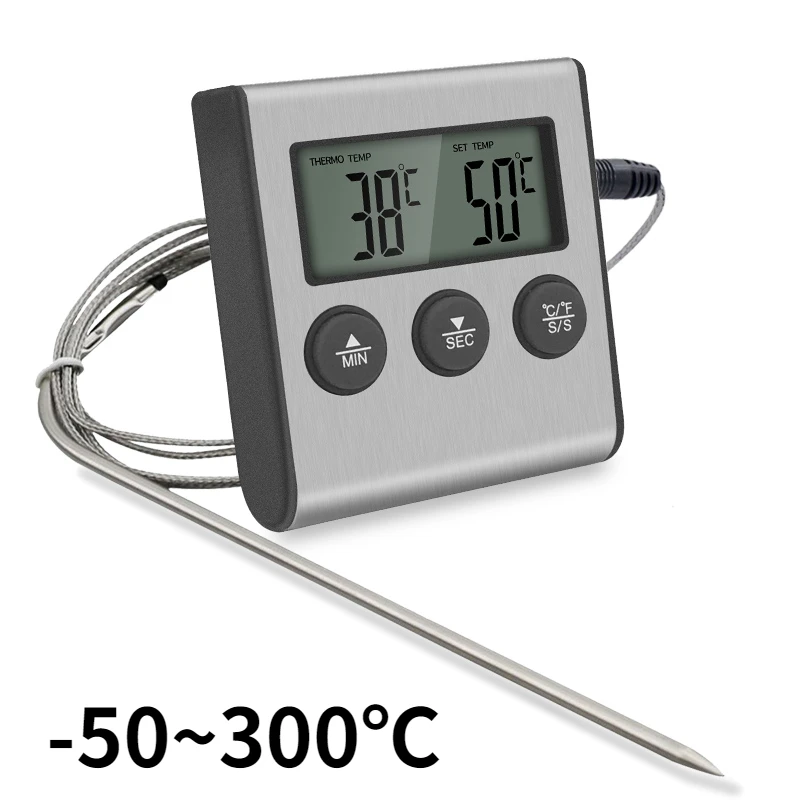 Commercial Kitchen Timer - Tp700 termometer Digital Remote nirkabel, pengukur