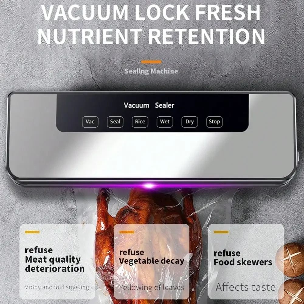 Commercial Kitchen Organization - Penyegel Vakum Elektrik Tombol Sentuh Multi