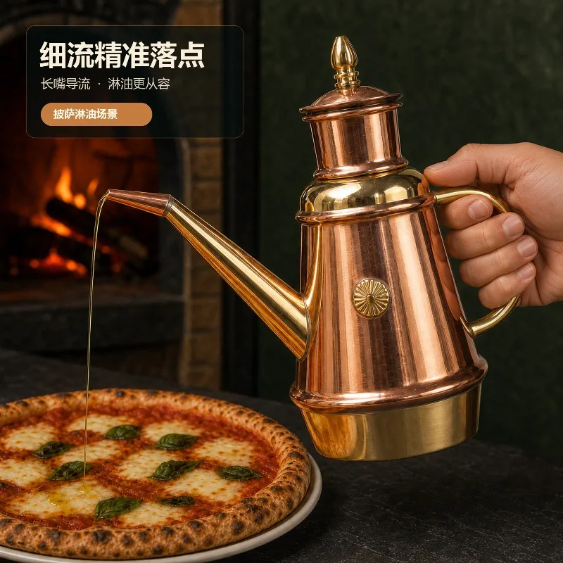 Commercial Kitchen Utensil Storage - Wadah Minyak Tembaga Buatan Tangan, Model