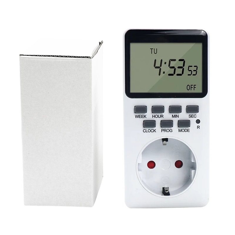 Commercial Kitchen Timer - Timer Digital Mingguan dengan Steker EU
