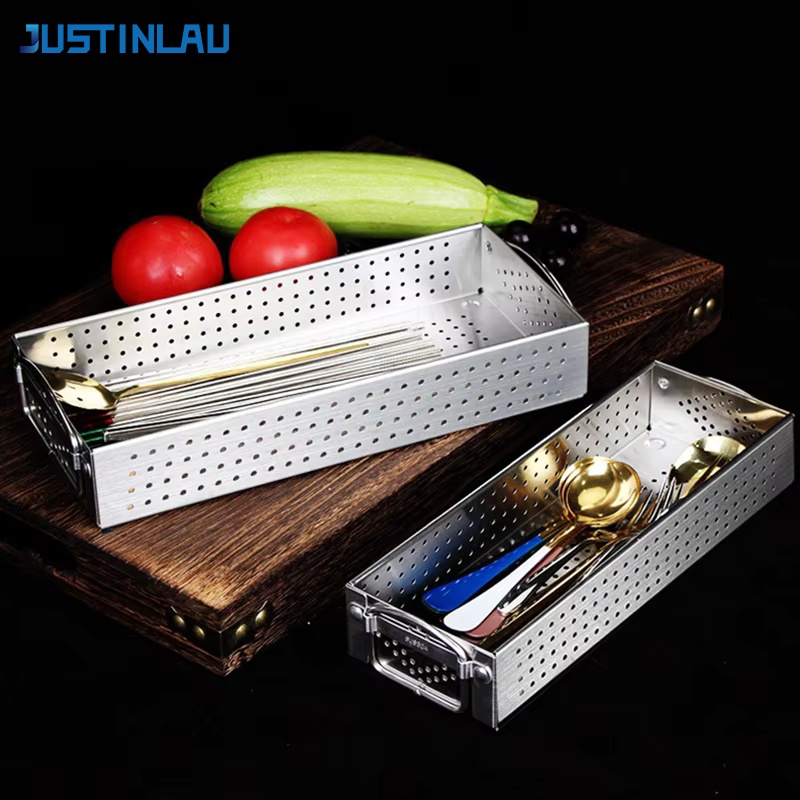 Commercial Kitchen Knife Holder - JUSTINLAU Kotak Peralatan Makan Baja Tahan