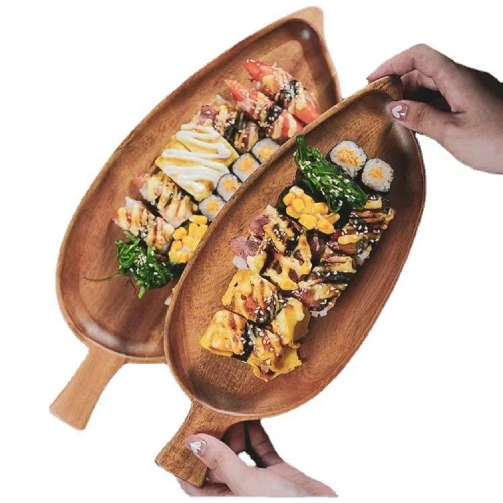 Pizza Conveyor Oven - Nampan Sajian Tahan Air Bentuk Daun