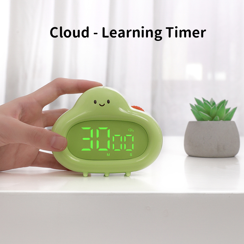 Commercial Kitchen Timer - 1 buah, Timer bentuk awan putih