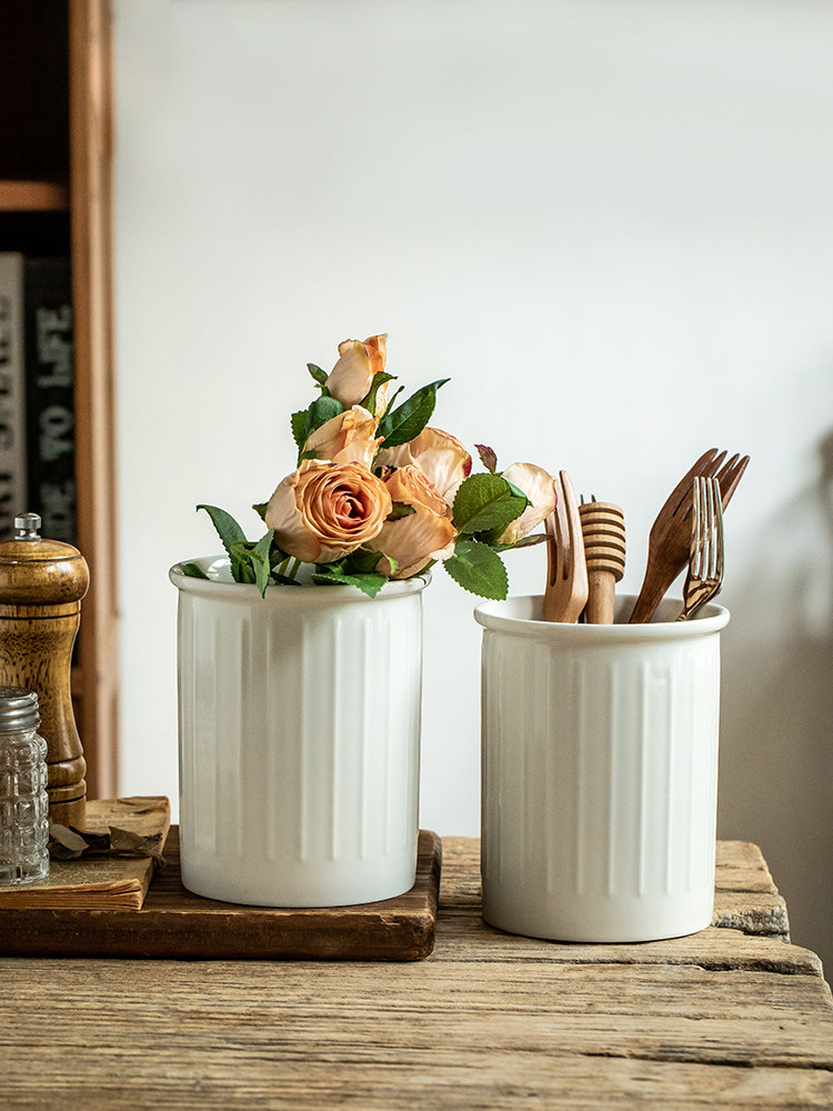 Tempat Peralatan Makan Keramik - Commercial Kitchen Knife Holder ulasan dan harga