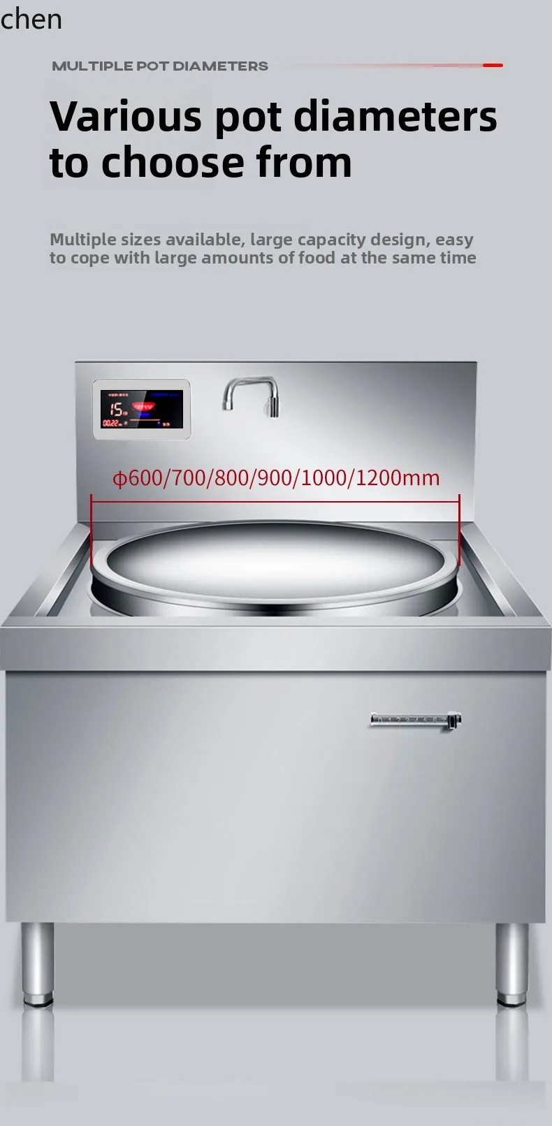 Kompor induksi komersial ZML,  - Commercial Kitchen Induction ulasan dan harga