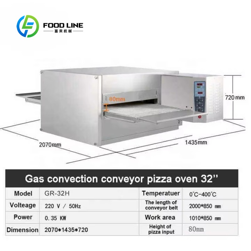 Oven pizza komersial khusus de - Pizza Conveyor Oven ulasan dan harga