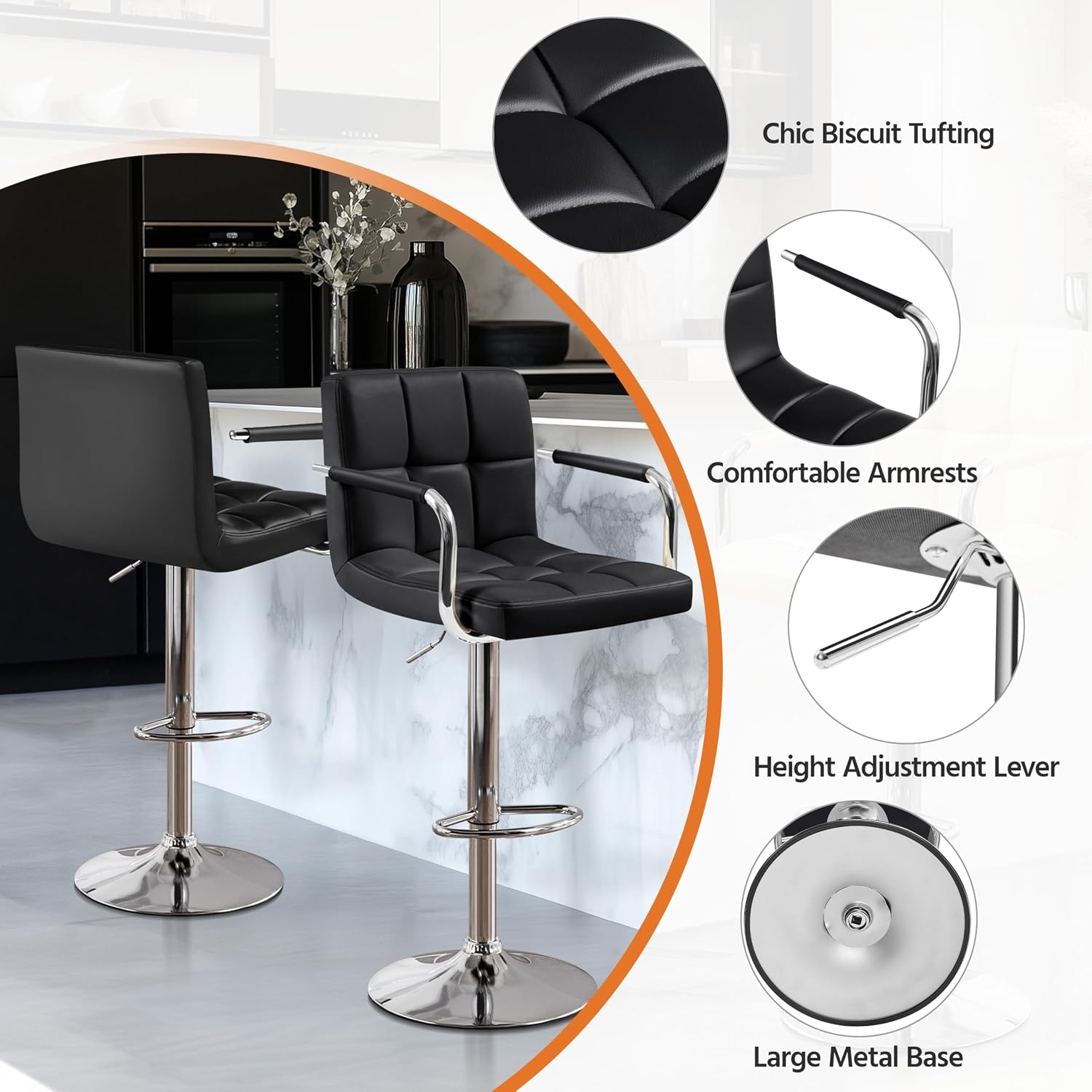 Set Kursi Bar Isi 2, Kursi Bar - Commercial Kitchen Island ulasan dan harga