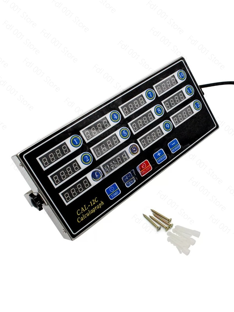 Timer Dapur Komersial 12 Salur - Commercial Kitchen Timer ulasan dan harga