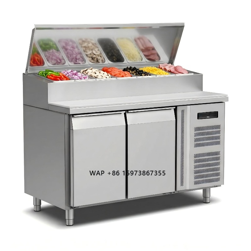 Kulkas Persiapan Sandwich OEM  - Commercial Kitchen Fridge ulasan dan harga