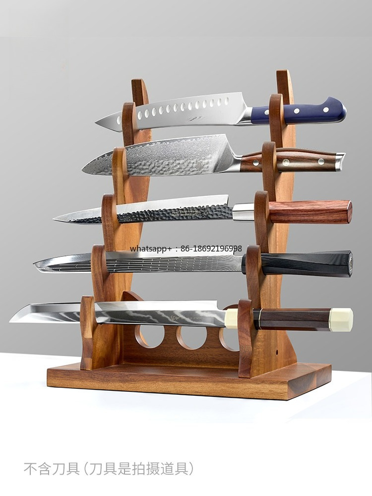 Rak Pisau Sushi Sashimi Komers - Commercial Kitchen Knife Holder ulasan dan harga