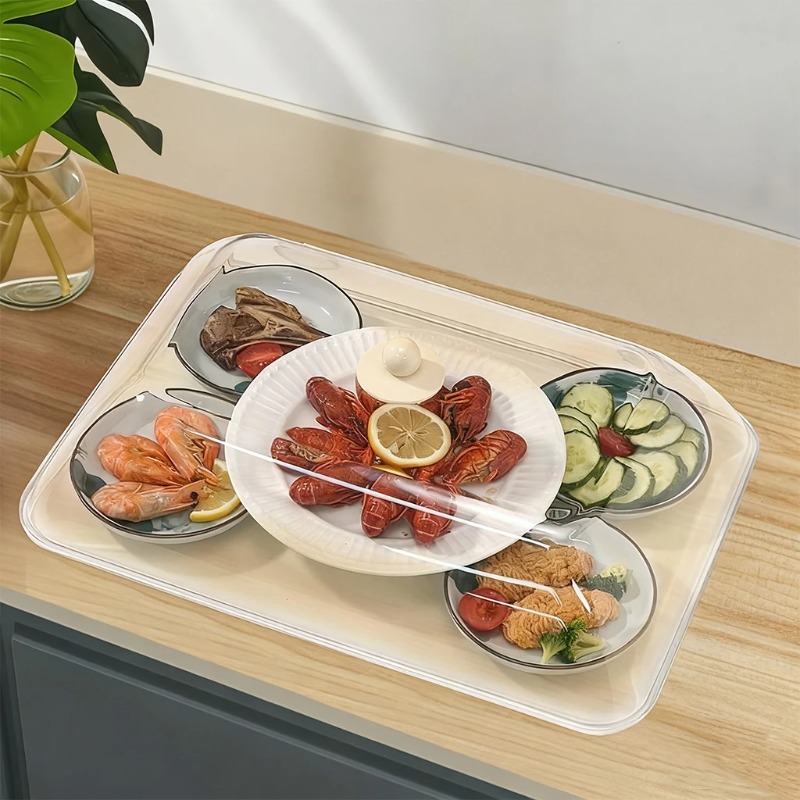WORTHBUY Penutup Makanan Plast - Commercial Kitchen Organization ulasan dan harga