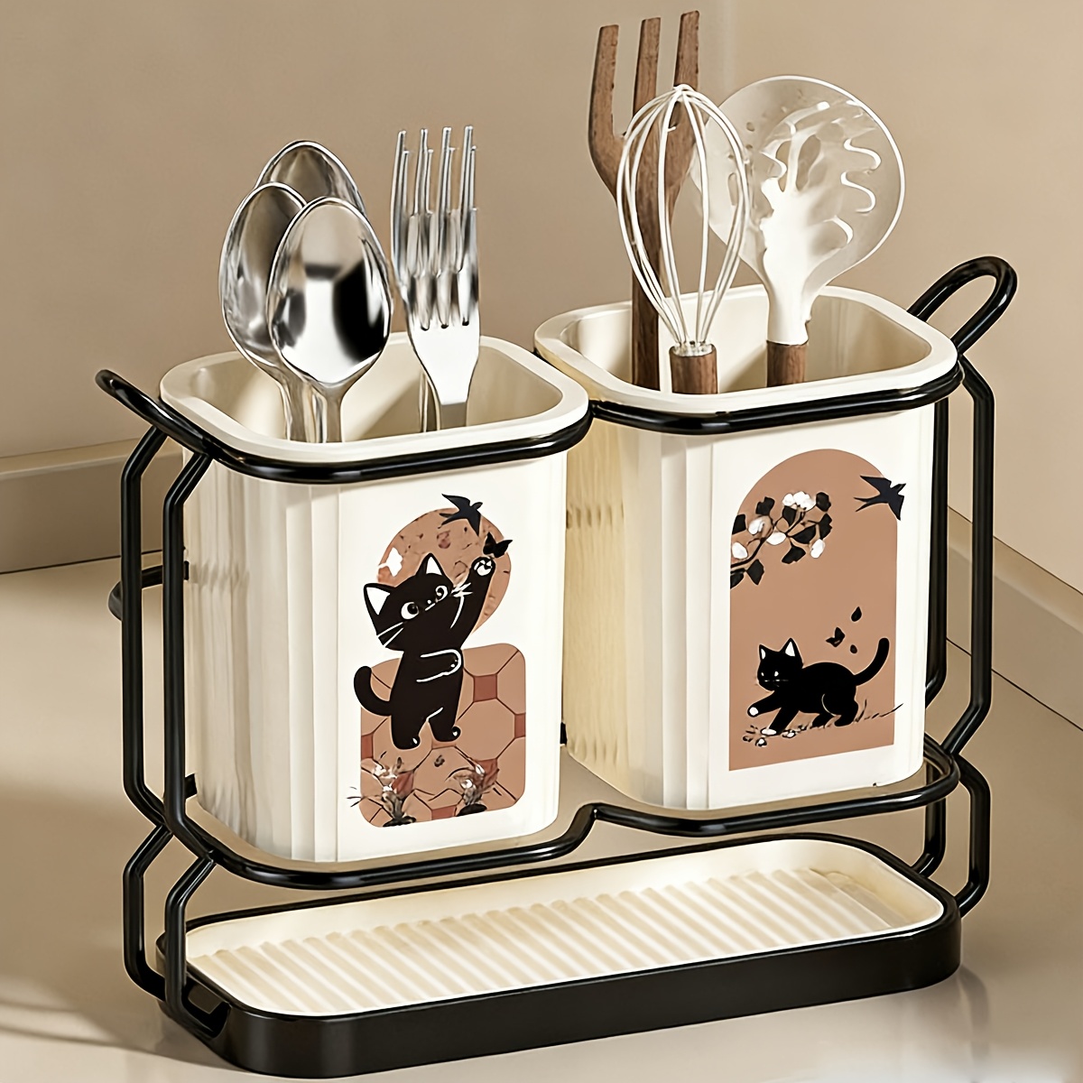 Organizer Penyimpanan Peralata - Commercial Kitchen Knife Holder ulasan dan harga