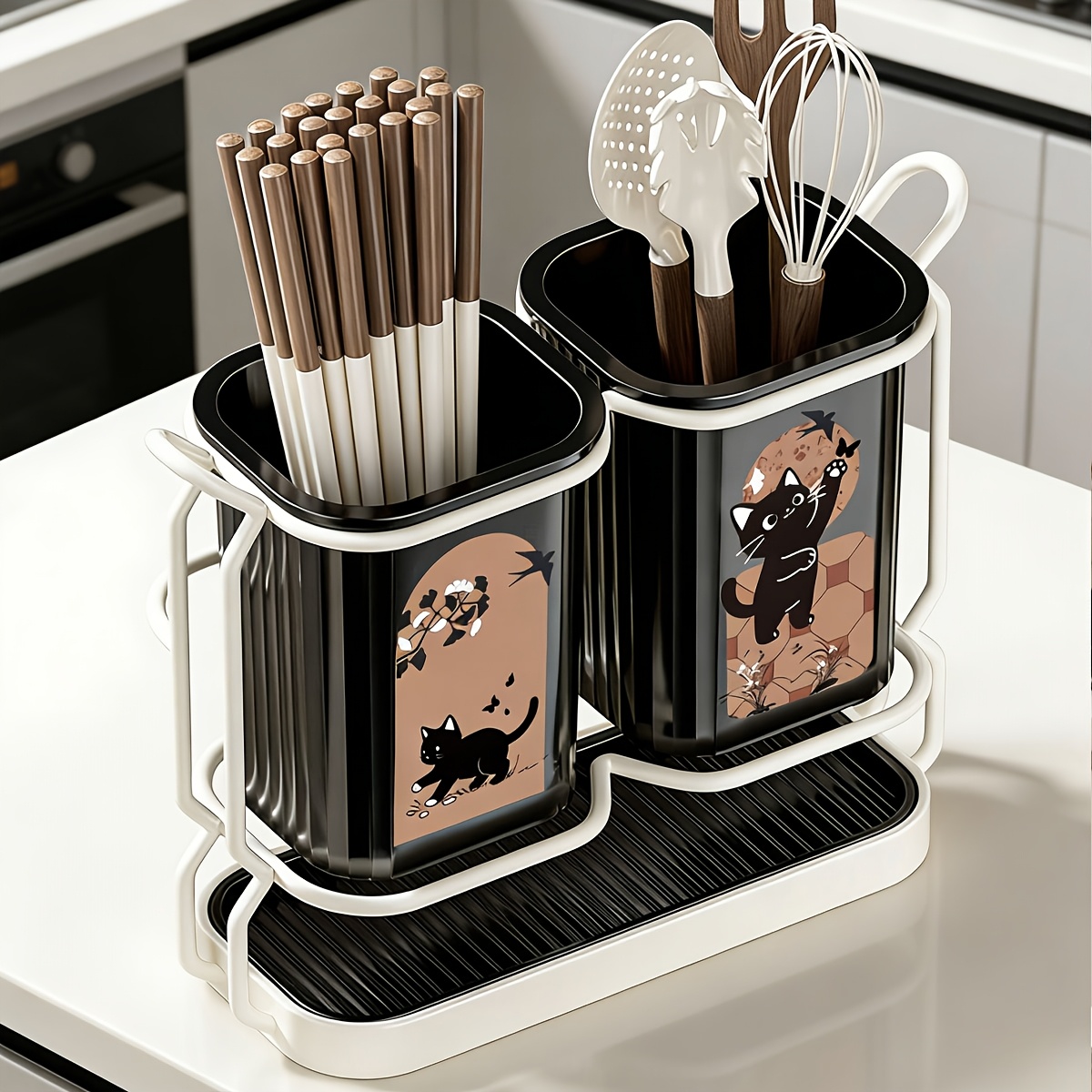 Organizer Penyimpanan Peralata - Commercial Kitchen Knife Holder ulasan dan harga