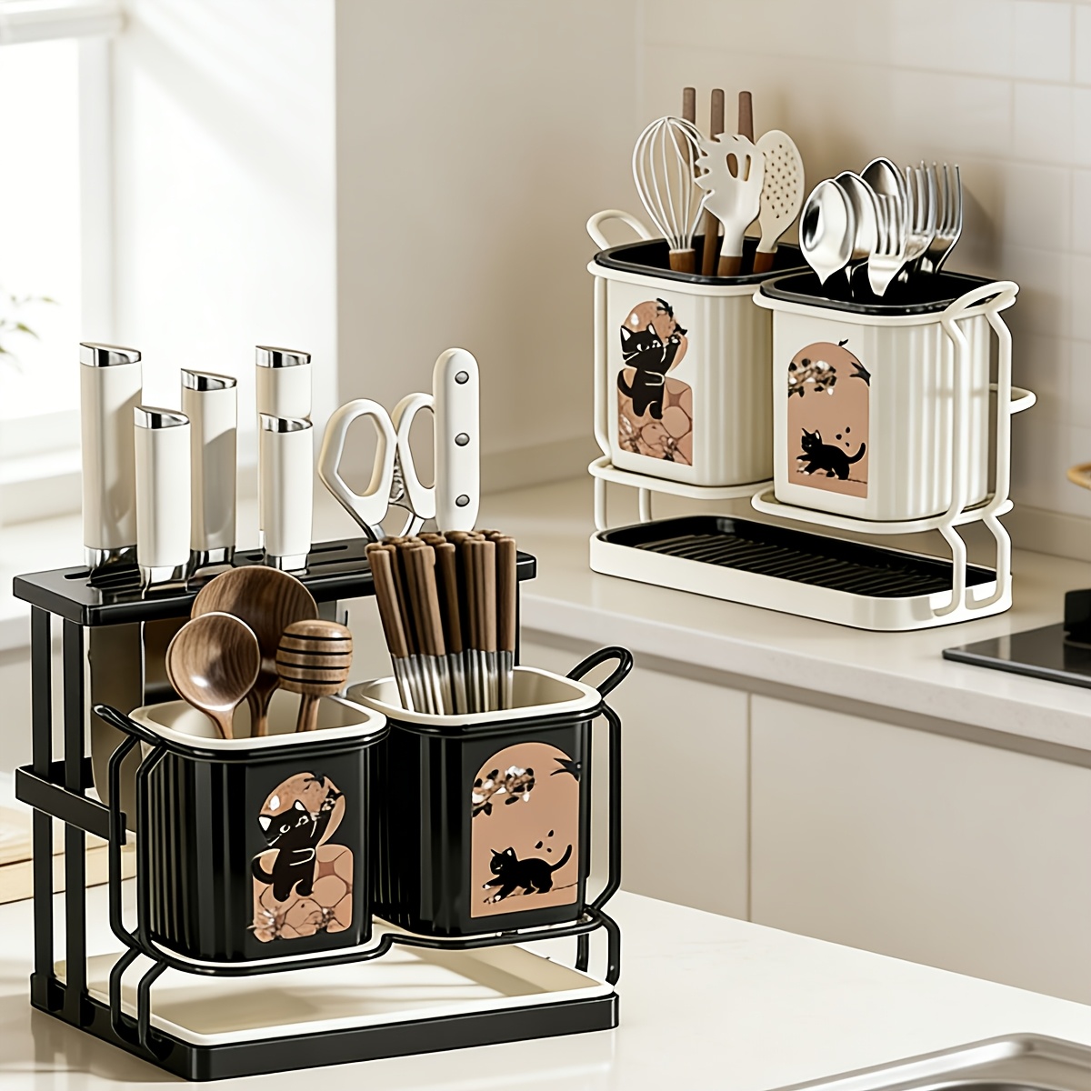 Organizer Penyimpanan Peralata - Commercial Kitchen Knife Holder ulasan dan harga