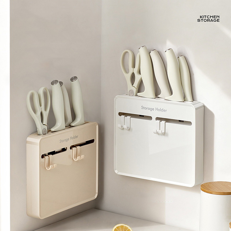 Rak Pisau Dapur Tanpa Bor, Rak - Commercial Kitchen Knife Holder ulasan dan harga