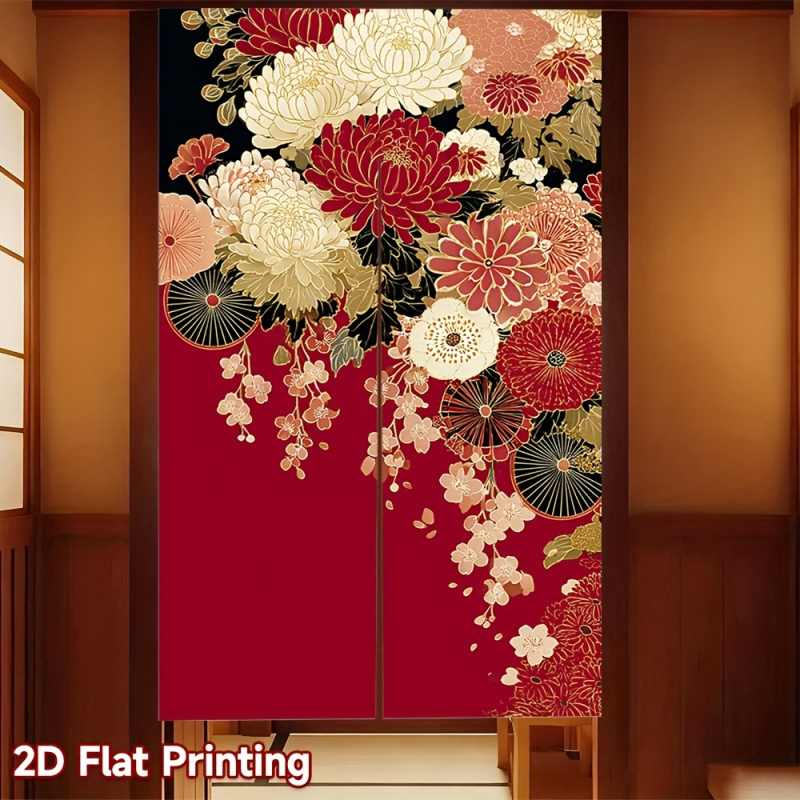 Tirai Pintu Jepang Motif Bunga - Commercial Kitchen Canopy ulasan dan harga