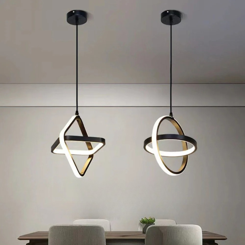 Lampu Gantung LED Modern Hitam - Commercial Kitchen Island ulasan dan harga
