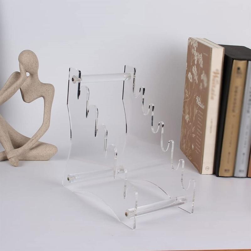 Tampilan Pisau Transparan Stan - Commercial Kitchen Knife Holder ulasan dan harga