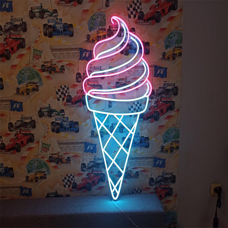 Lampu Neon LED Es Krim |   Dek - Commercial Kitchen Walls ulasan dan harga