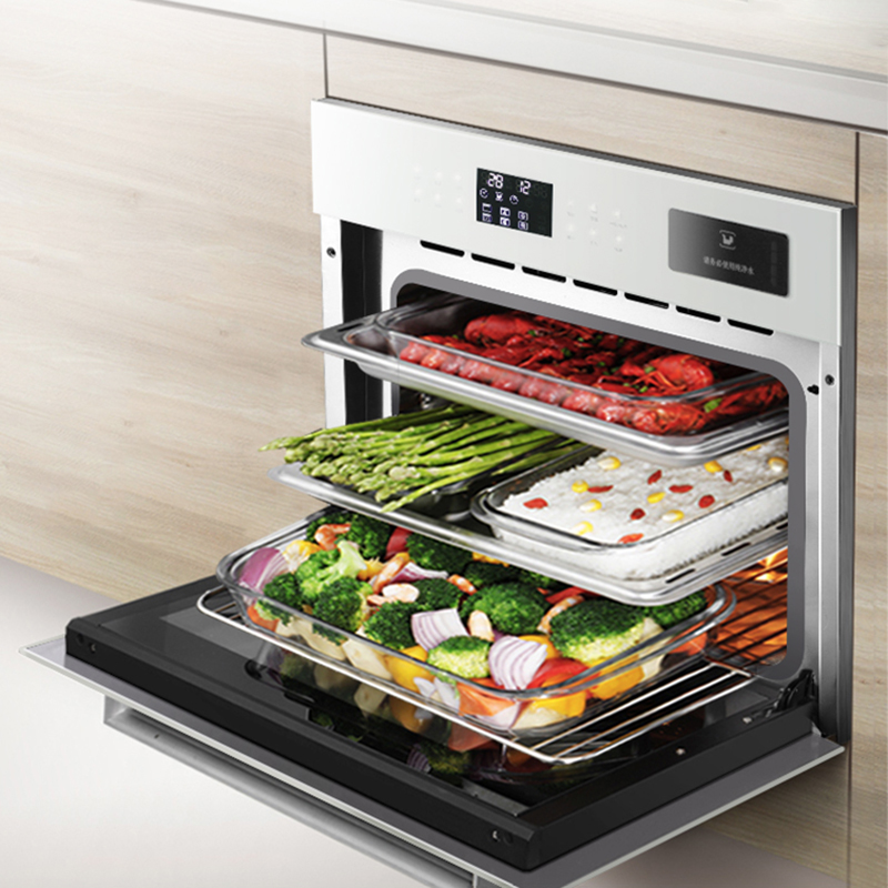 Oven Kombinasi Uap Pintar 60L, - Rotary Bakery Oven ulasan dan harga