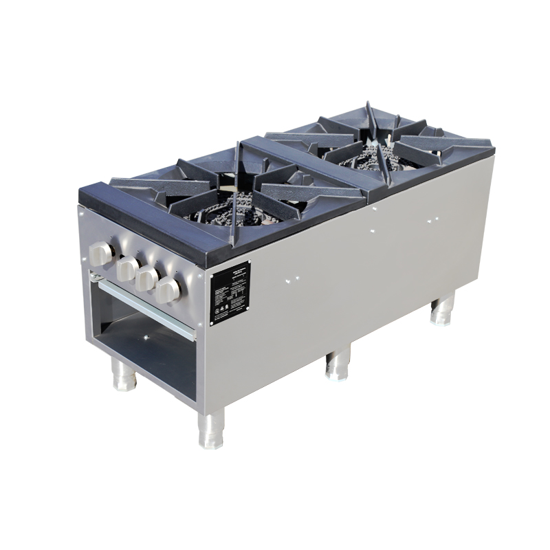 Kompor Industri 2 Tungku untuk - Commercial Kitchen Burner ulasan dan harga