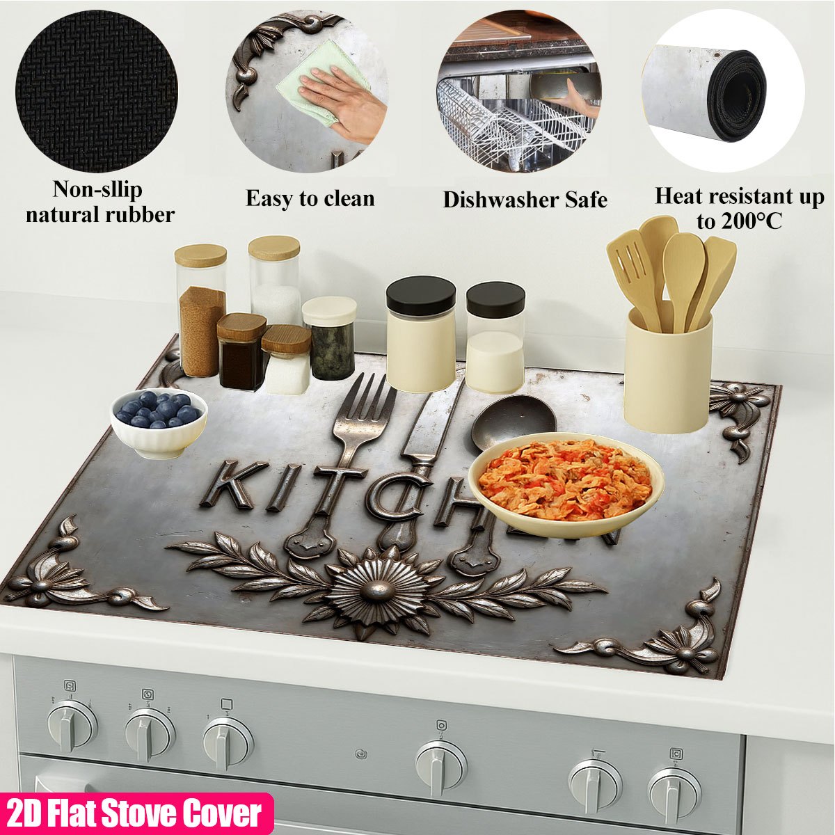 Penutup Kompor Logam Tahan Lam - Commercial Kitchen Induction ulasan dan harga