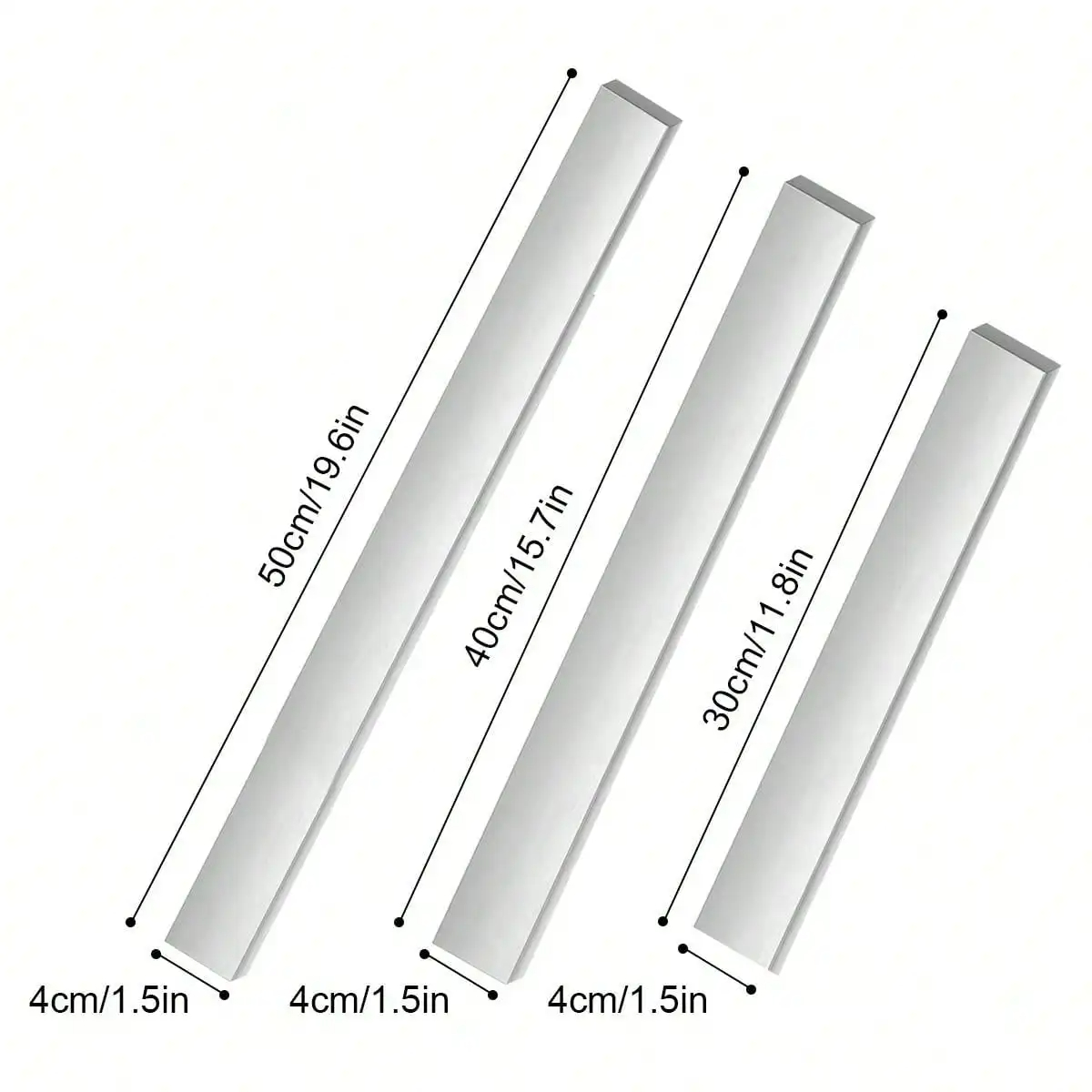 Tempat Pisau Magnetik Leeseph  - Commercial Kitchen Knife Holder ulasan dan harga