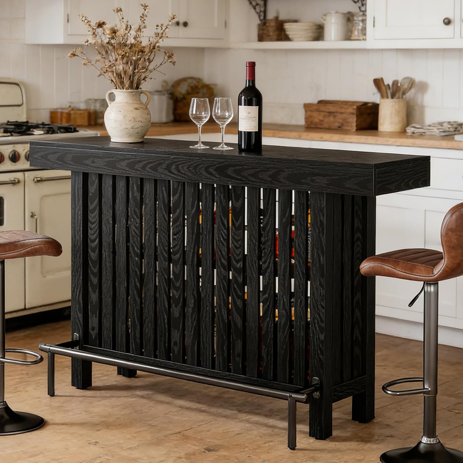 Meja Bar dengan Sandaran Kaki, - Commercial Kitchen Island ulasan dan harga