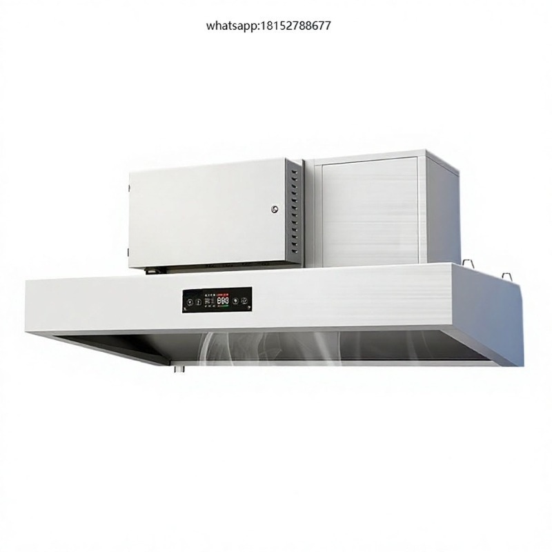 Unit Pemurnian Asap Minyak Ter - Commercial Kitchen Hood ulasan dan harga