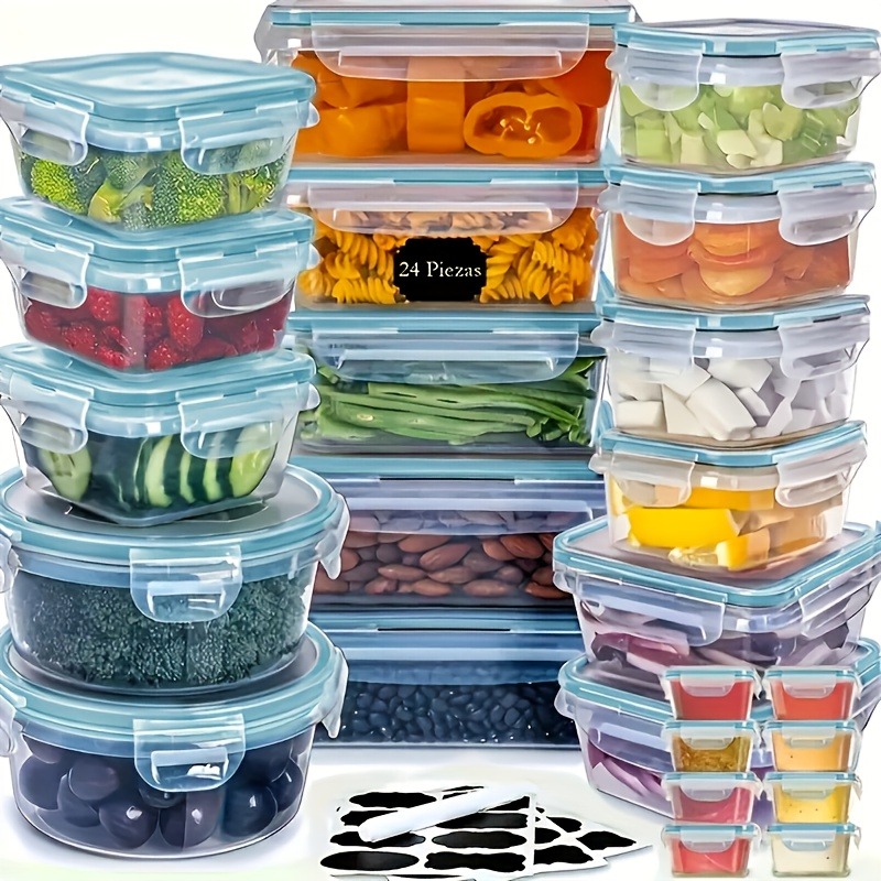 48PCS Set Wadah Penyimpanan Ma - Commercial Kitchen Organization ulasan dan harga