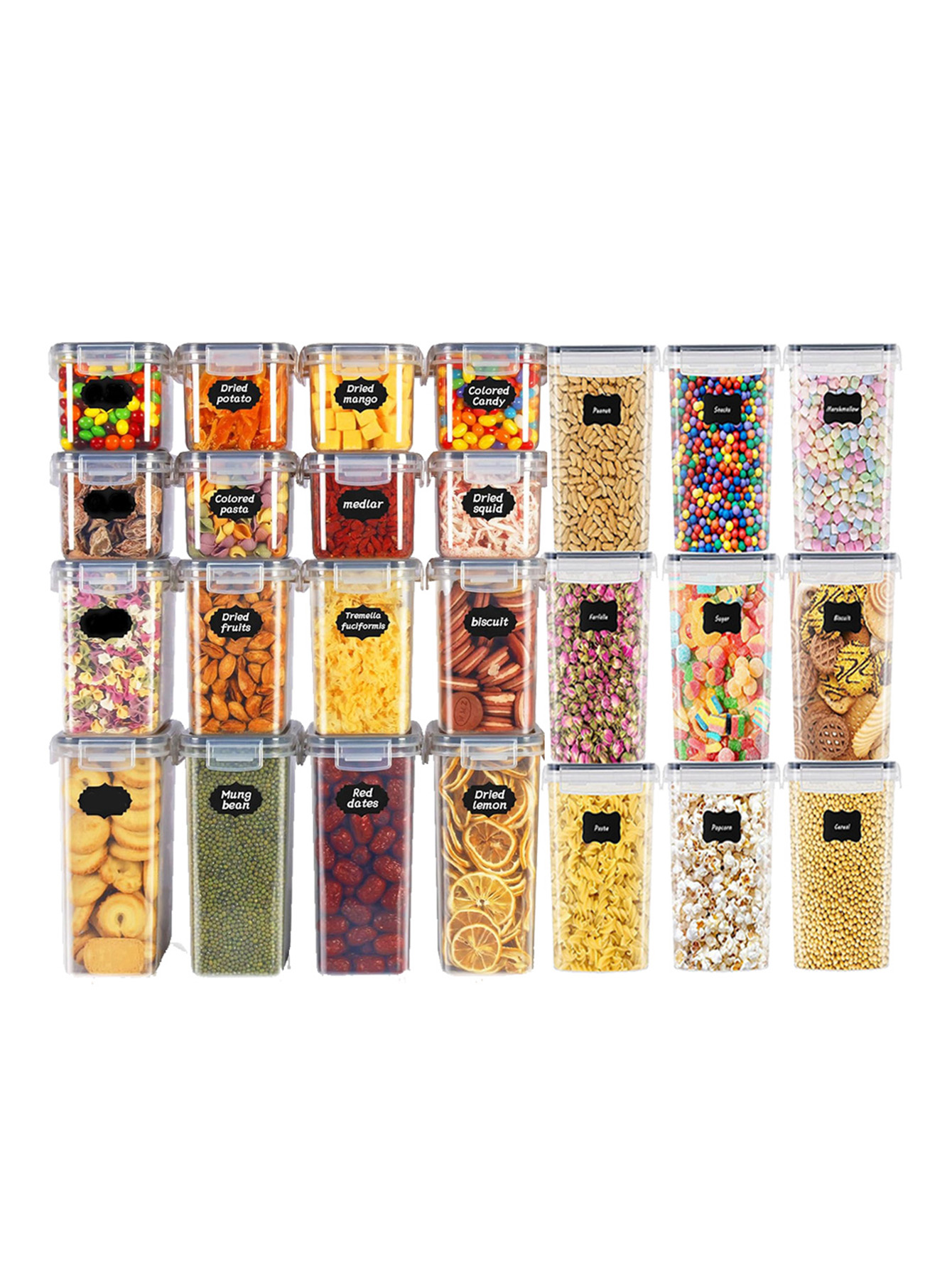 48pcs, Wadah Penyimpanan Makan - Commercial Kitchen Organization ulasan dan harga