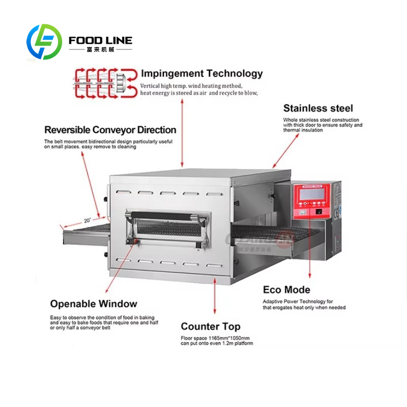 Oven Konveyor Terowongan Pizza - Pizza Conveyor Oven ulasan dan harga