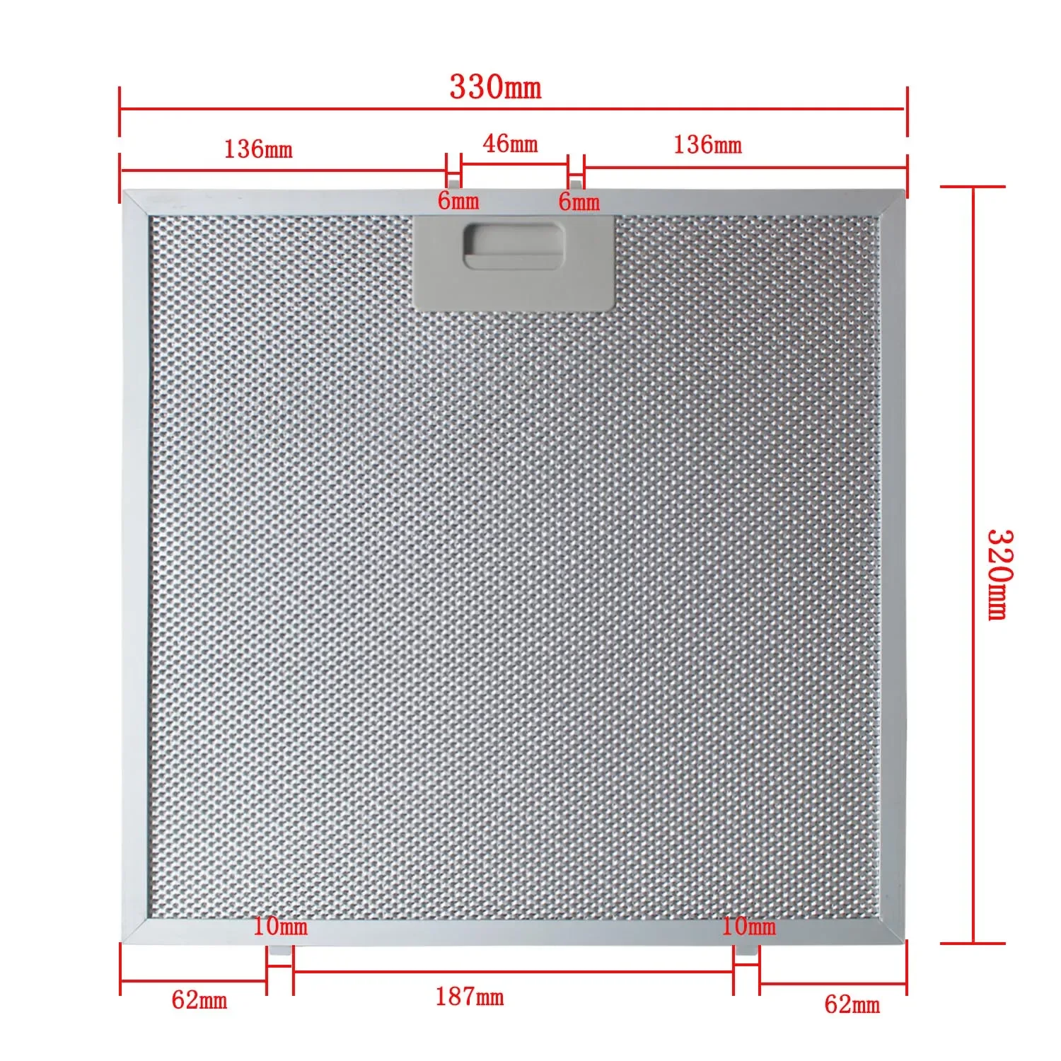 330x320mm 00362381 Filter Rang - Commercial Kitchen Hood ulasan dan harga