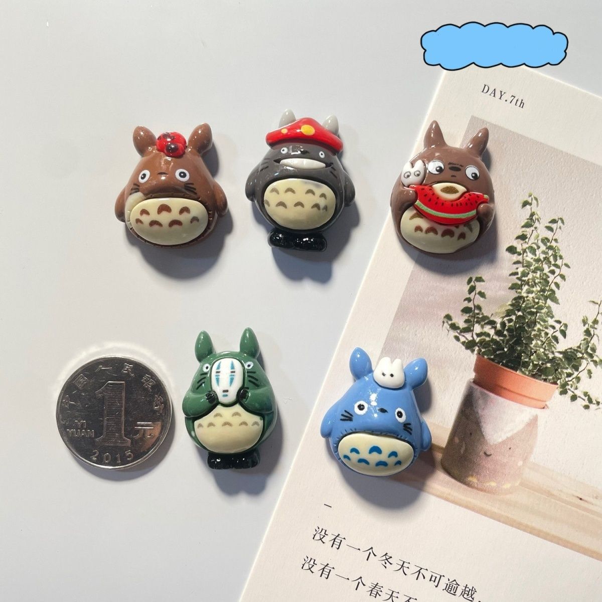 Magnet Kulkas Resin Anime Toto - Commercial Kitchen Fridge ulasan dan harga