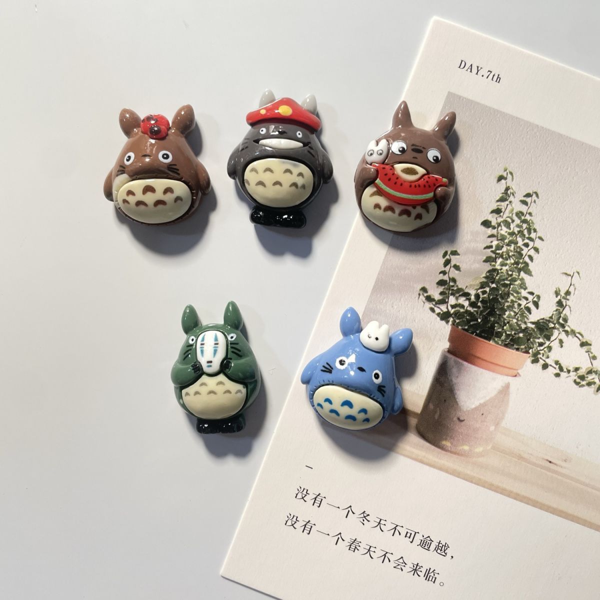 Magnet Kulkas Resin Anime Toto - Commercial Kitchen Fridge ulasan dan harga
