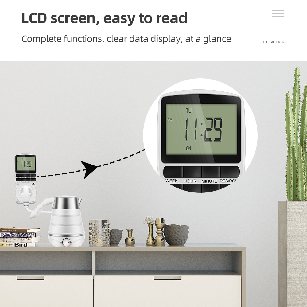 Stopkontak Timer Digital Elekt - Commercial Kitchen Timer ulasan dan harga
